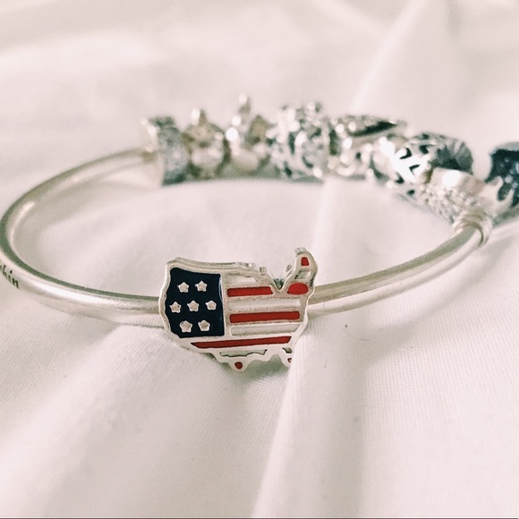 Pandora Jewelry - Pandora American Flag Charm *Retired*